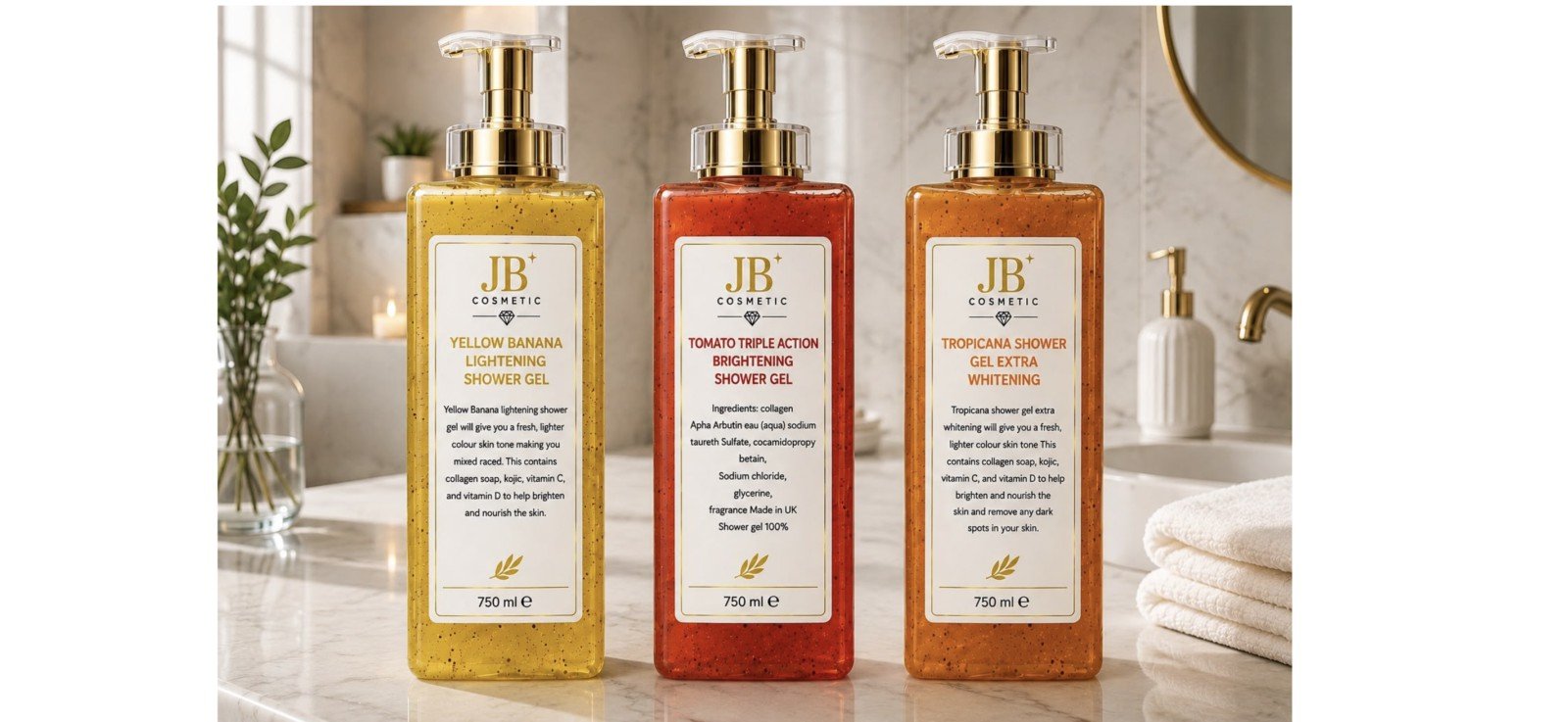 Large Shower Gel Trio